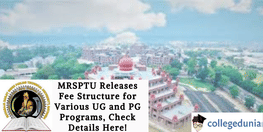 MRSPTU Fee Structure Released